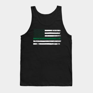 St Patricks Vintage Irish USA Flag T-Shirt Tank Top